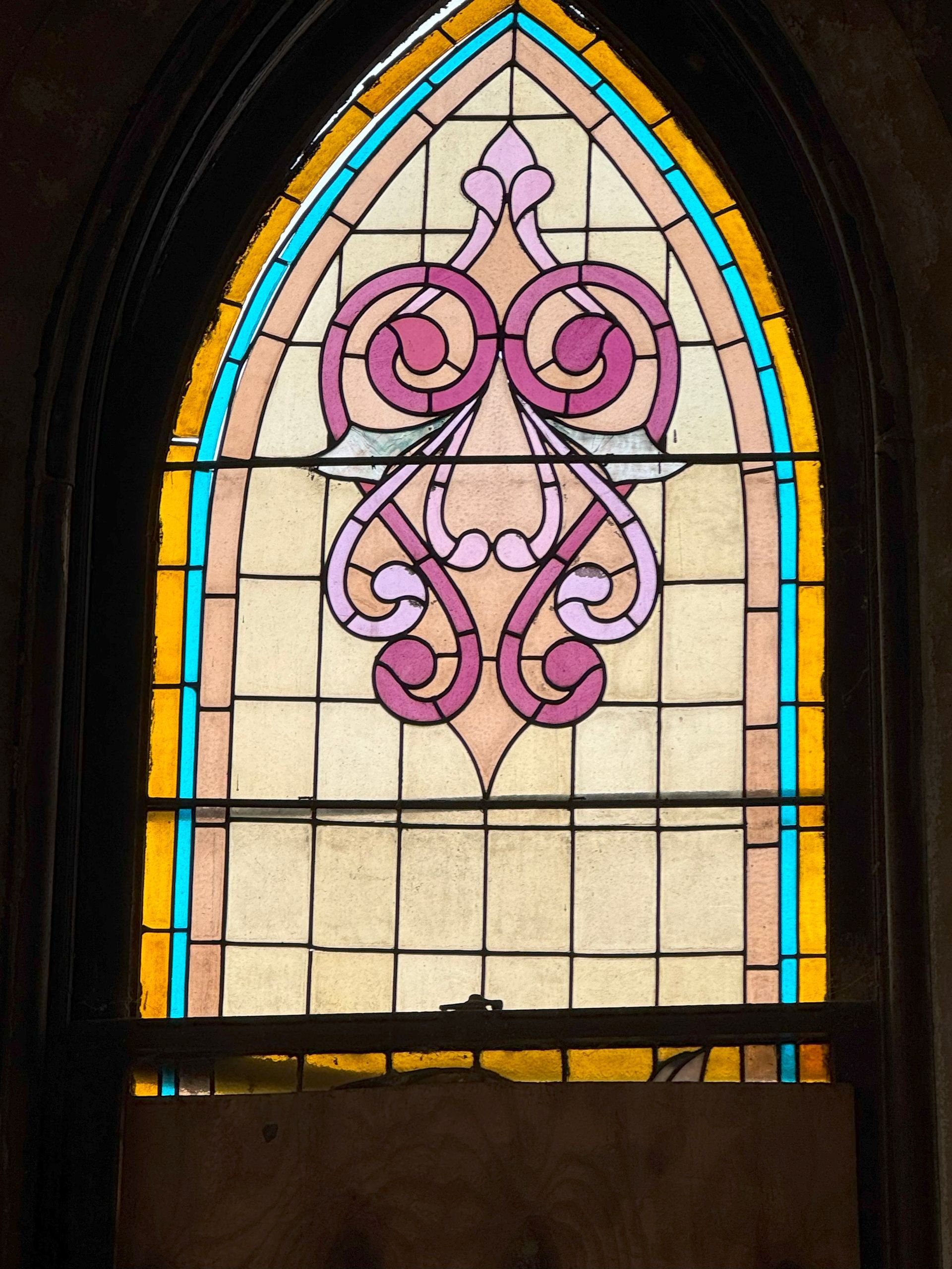 Grove Chapel stained glass window