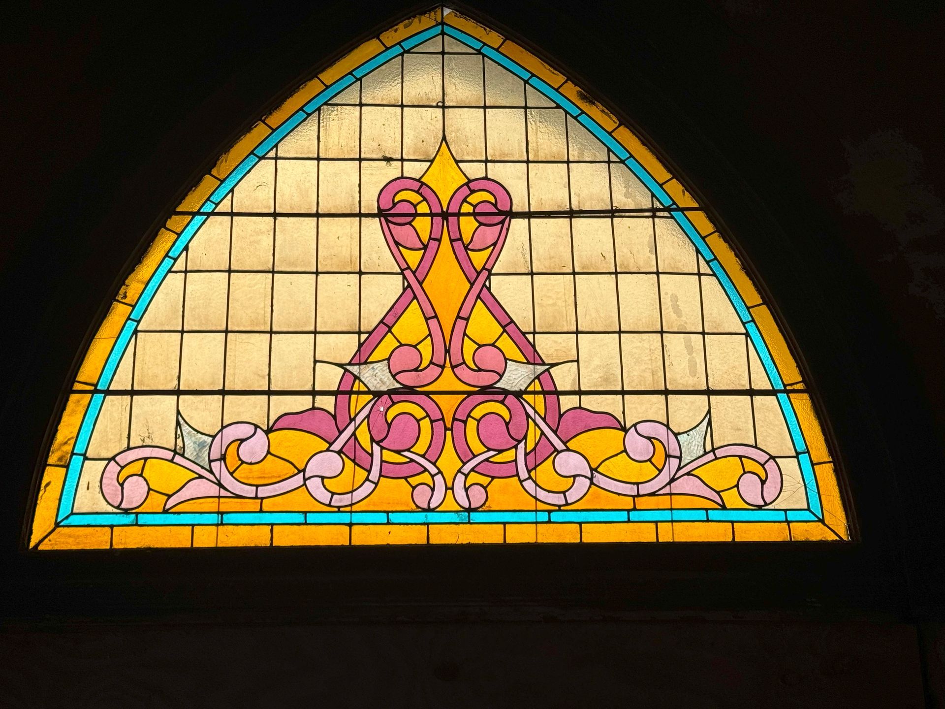 Grove Chapel stained glass window