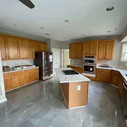 High-end kitchen remodel by Monnot Construction in Bowie MD