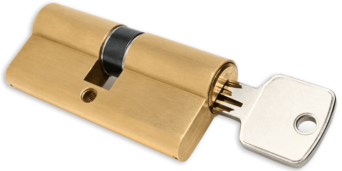 Cylinder Lock with Key — Gosford, NSW — Central Coast Locksmiths A key and lock to be installed by a 24-hour locksmith servicing Wyong