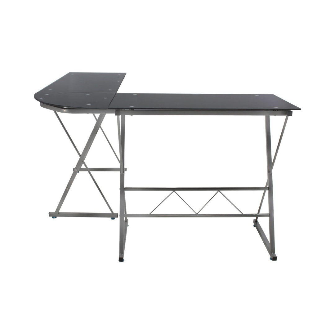 ESCRITORIO CRISTAL NEGRO ECOMAX
