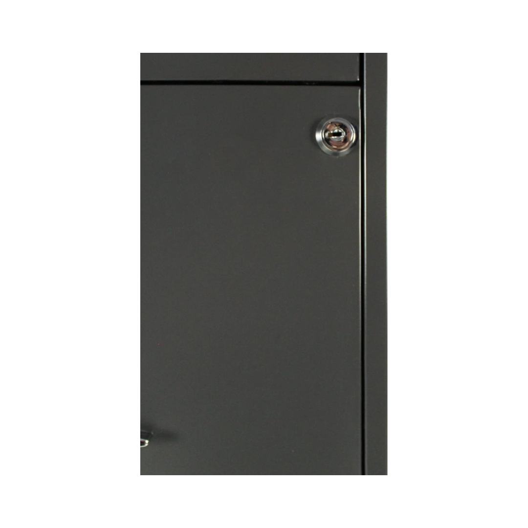 ARCHIVERO VERTICAL 4 GAVETAS NEGRO ECOMAX
