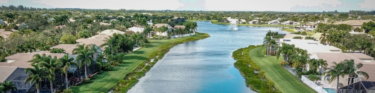 A canal in Florida
