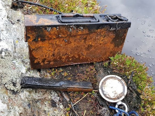 a metal case found magnet fishing