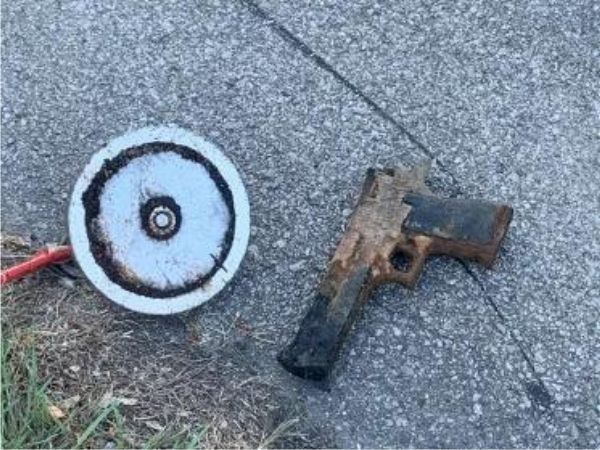 gun found while magnet fishing