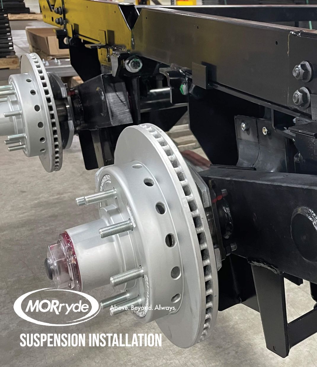 MORryde IS Suspension Installation | Henderson's Line-Up Brake & RV Inc.