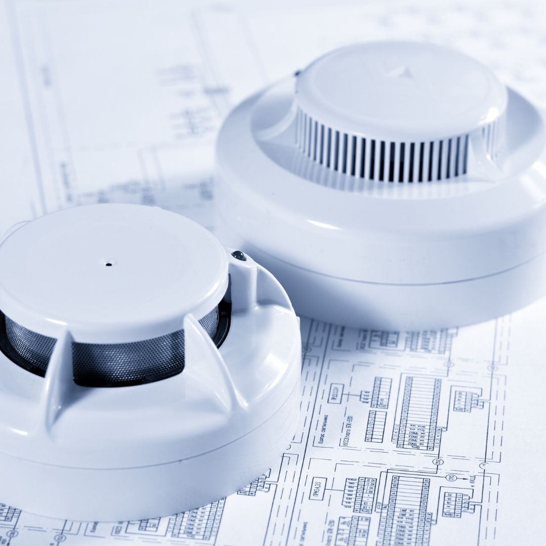 Two smoke detectors