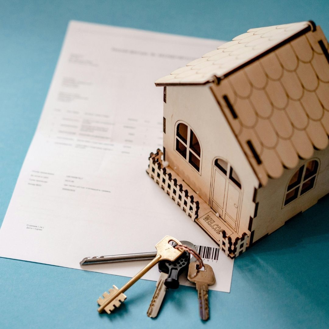 house keys, model home, paperwork