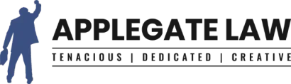 Silhouette of a man holding a briefcase with text 