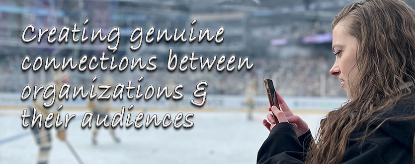 Cover photo for Mae Whitesides's Digital Portfolio Mae at the 2023 Stanley Cup Final in Florida