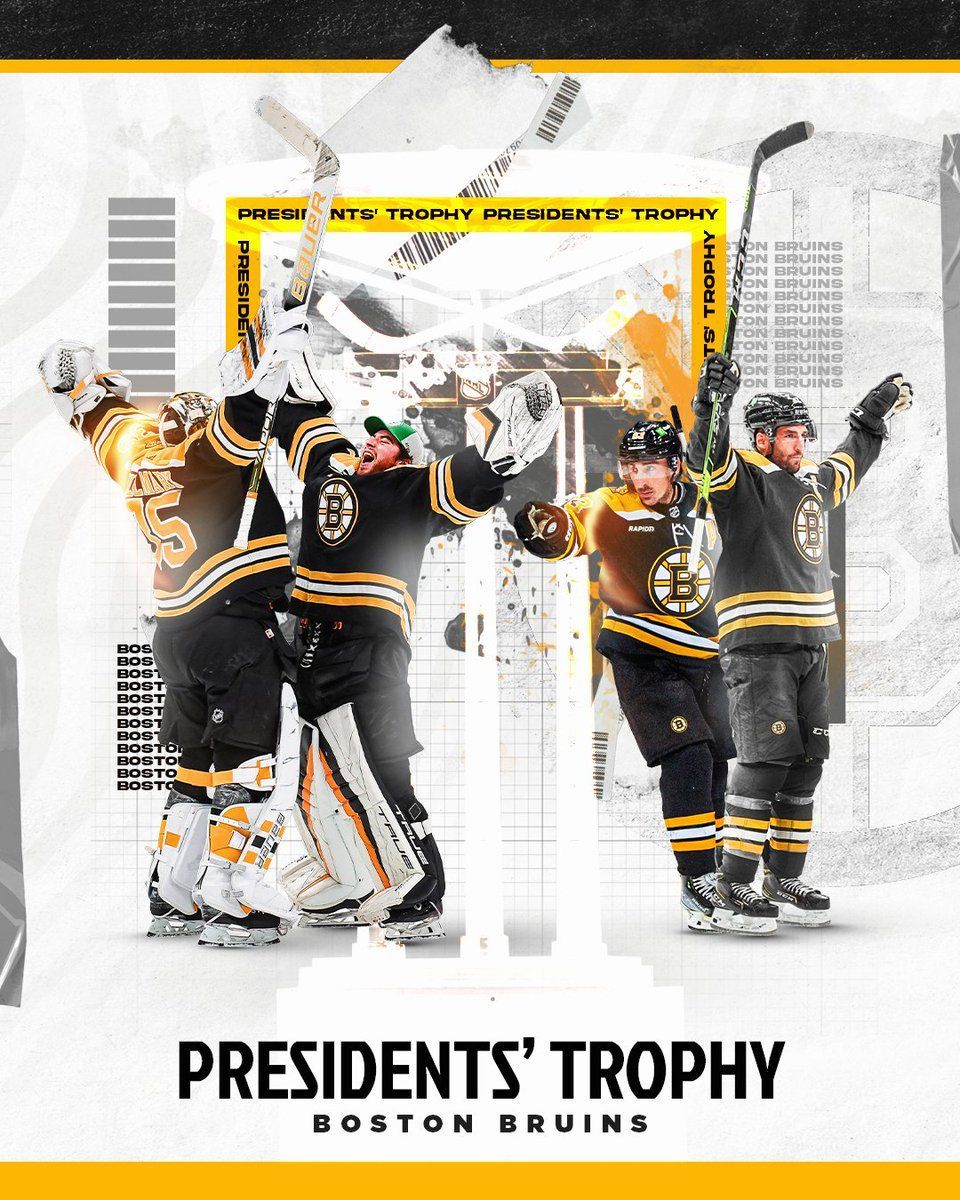 2022-23 NHL Presidents' Trophy winner Boston Bruins
