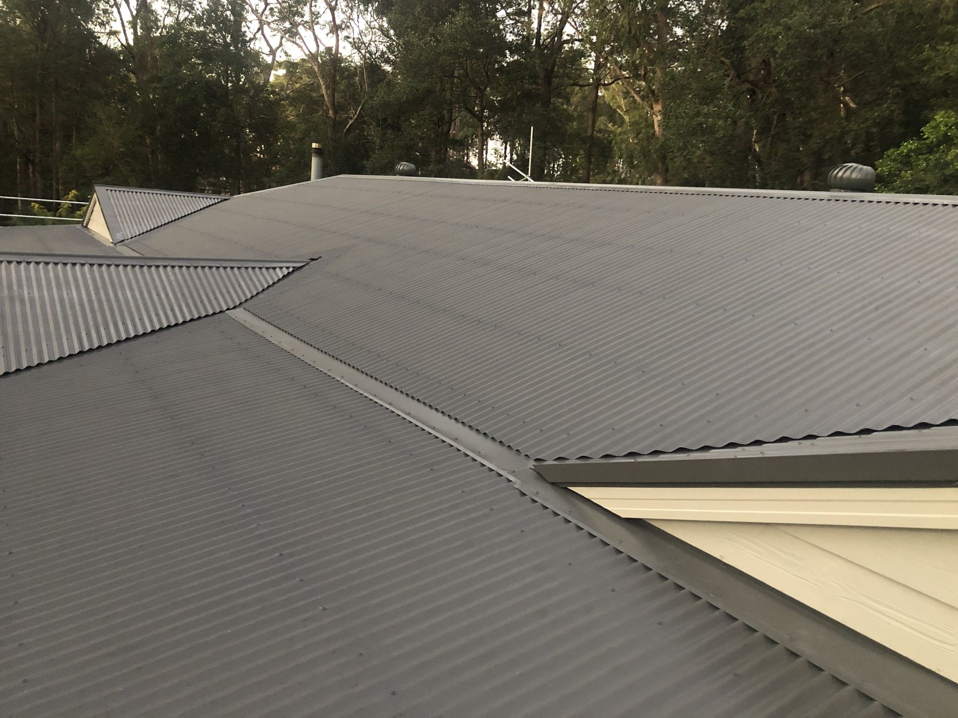 Tile roof converted to a metal roof — Glenroofing Pty Ltd In Taree, NSW