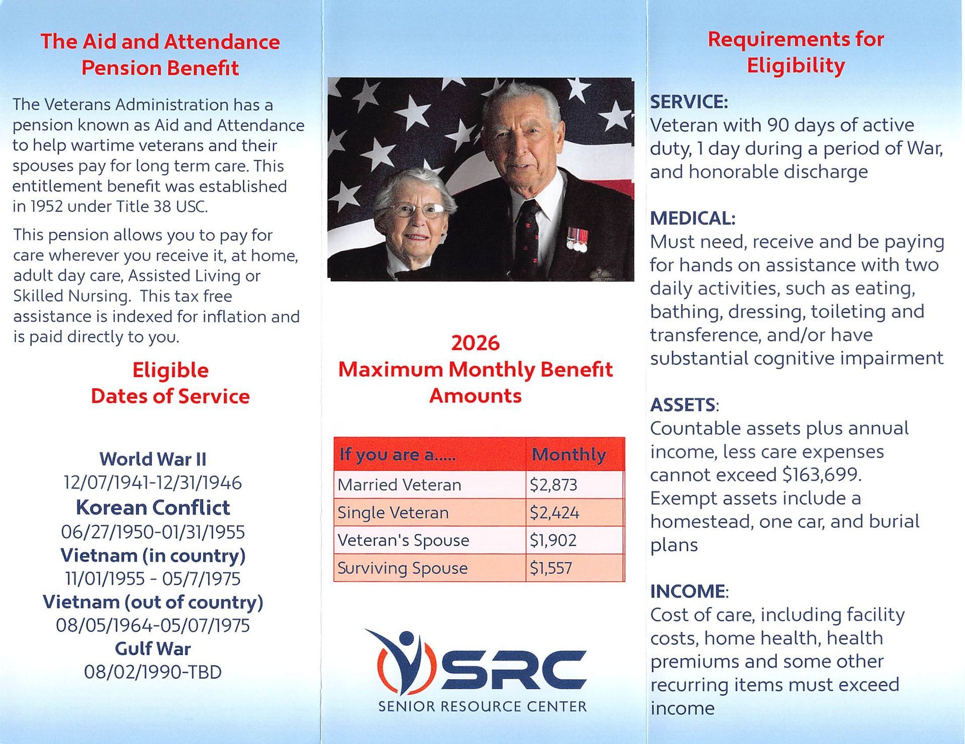 VA AID AND ATTENDANCE BROCHURE 2026