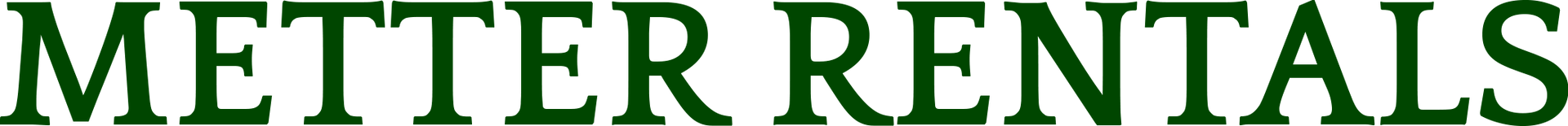Metter Rentals