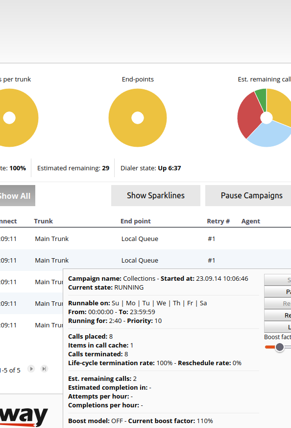 A man in a suit and tie is stopping wooden dominoes from falling