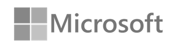 A black and white image of the microsoft logo on a white background.