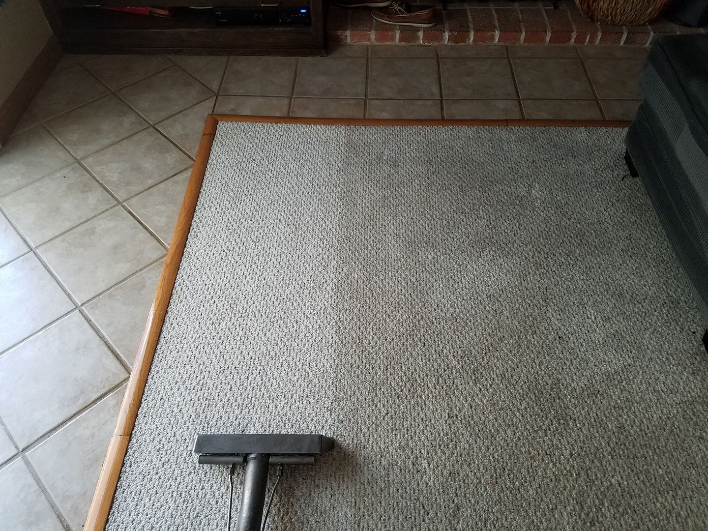 HVAC tech with toolbag