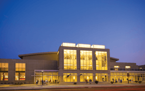 Outside of Bradley University- New Arena ($7.5 Million) — Peoria, IL — Oberlander Electric