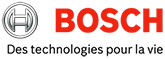 Le logo bosch est sur fond blanc.