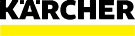 Un logo noir et jaune pour karcher sur fond blanc.