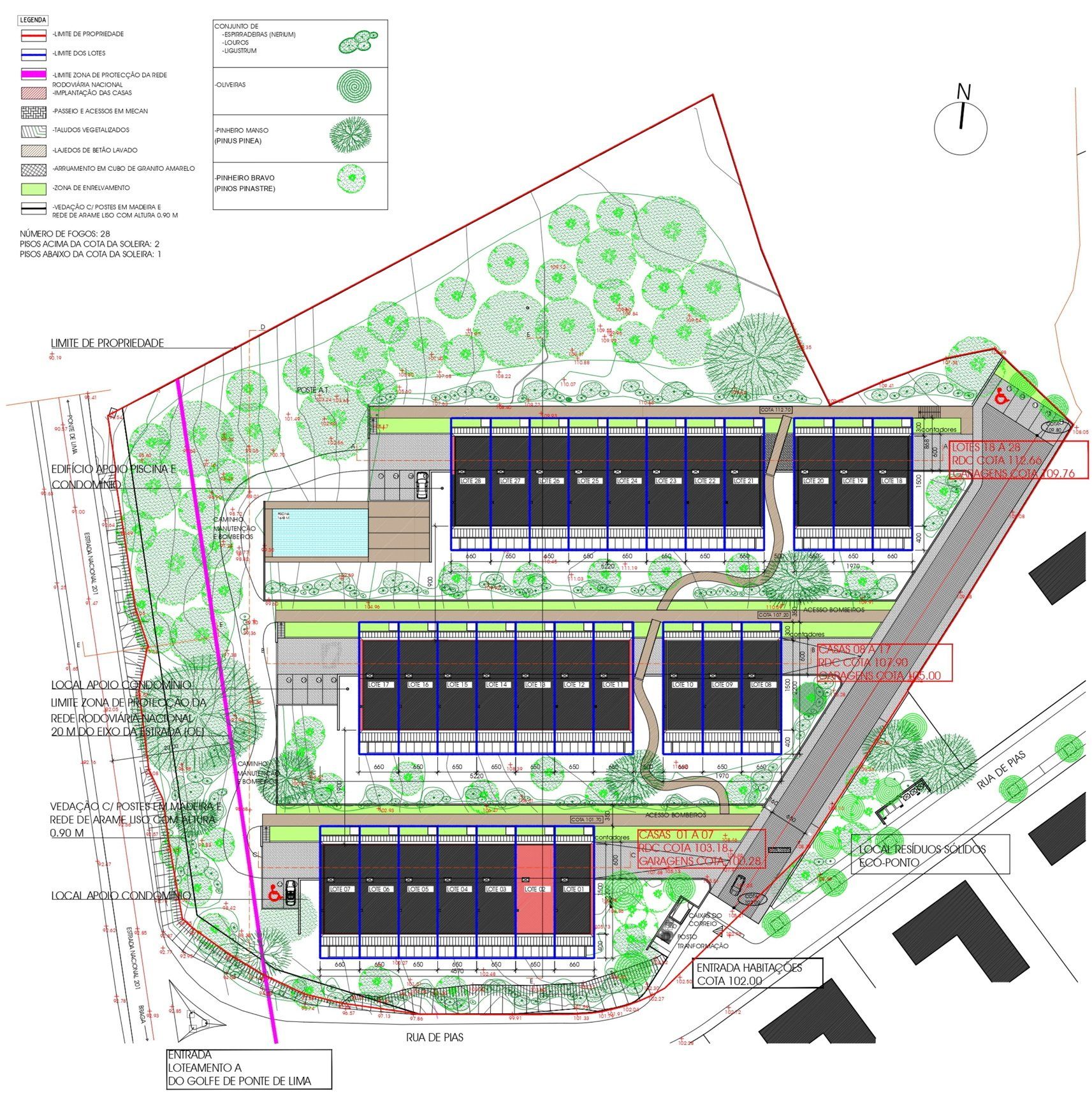 Planta Envolvência Condomínio