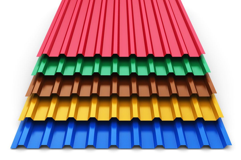 colored metal buildings