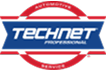 The logo for technet automotive is blue and red. | Import Specialty Service