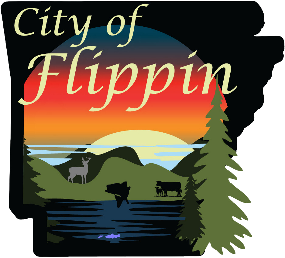 City of Flippin Arkansas log and link to city website