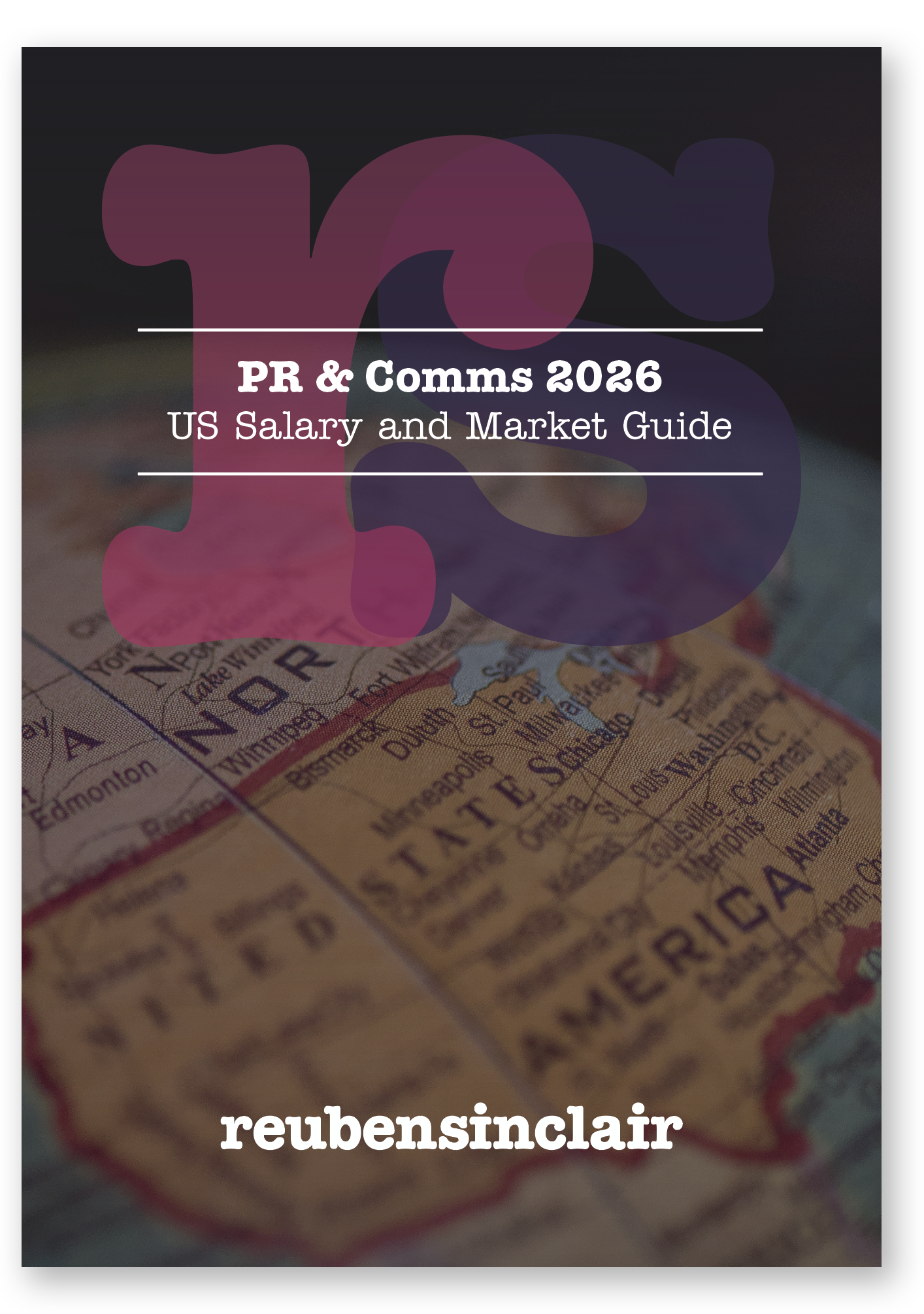 A book titled pr & comms 2025 us salary and market guide