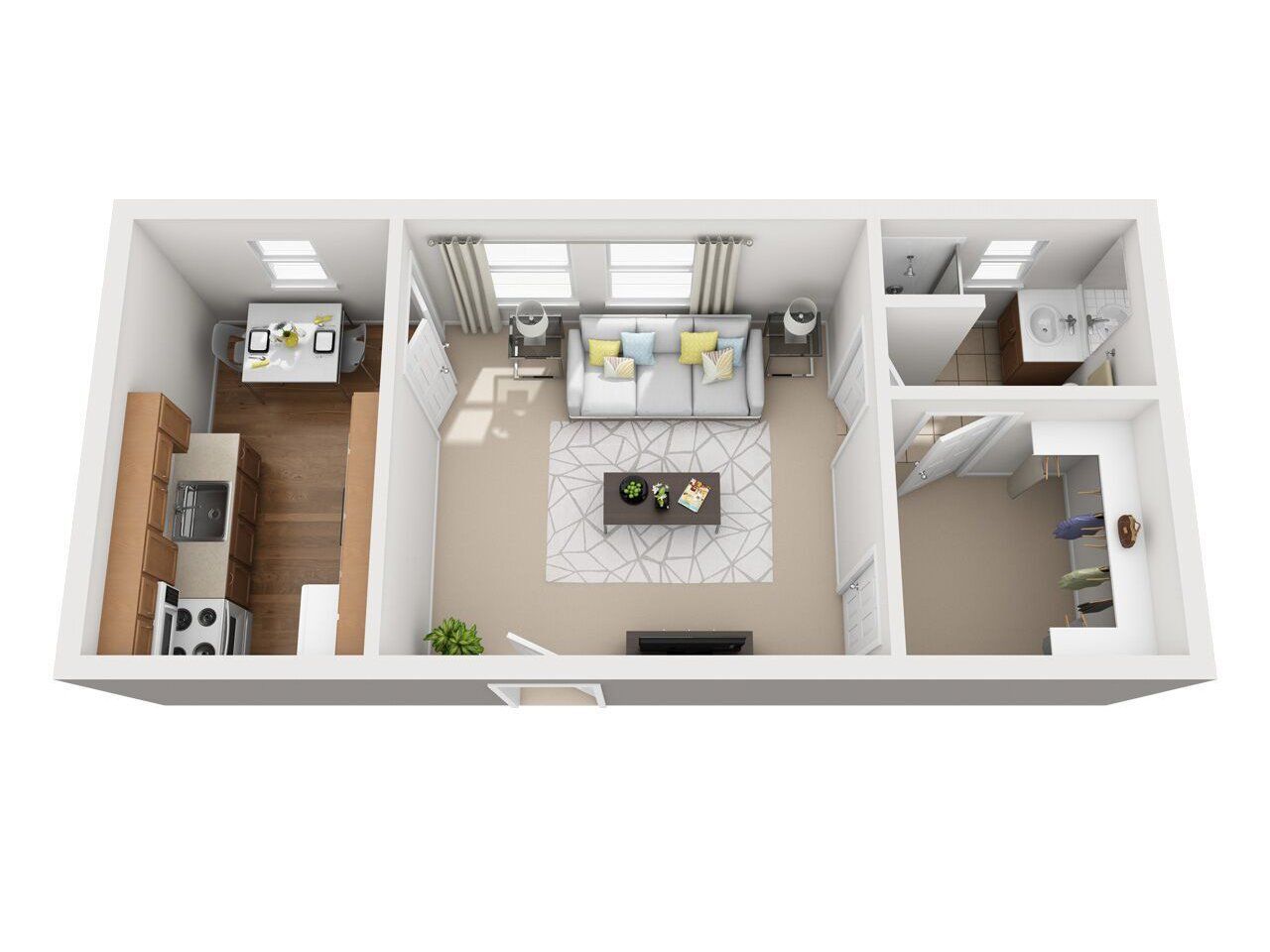 View Normandie Apartments Floor Plans