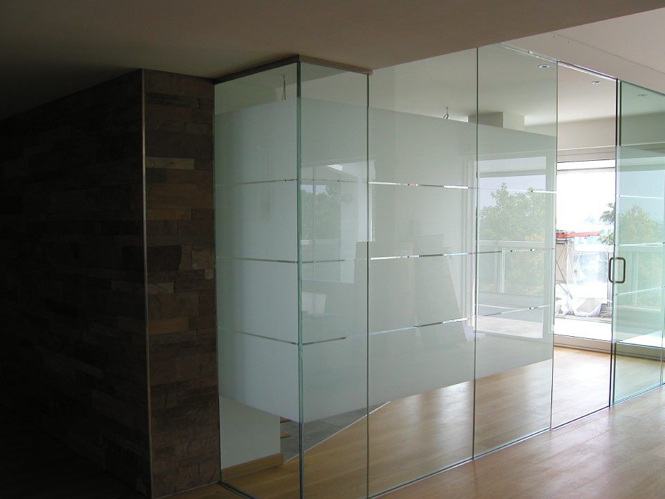 installation of automatic doors with safety sensors