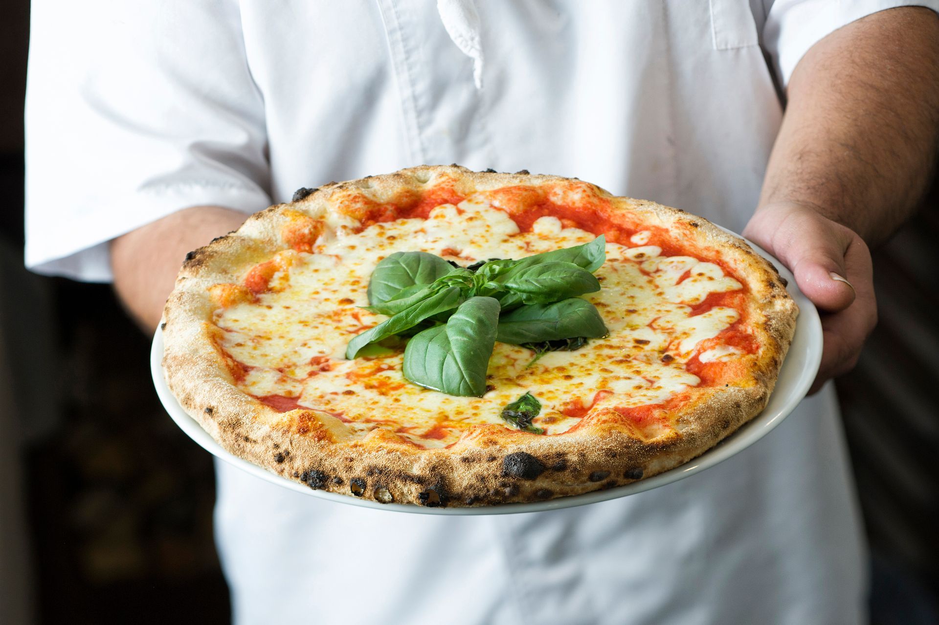 pizza appena sfornata