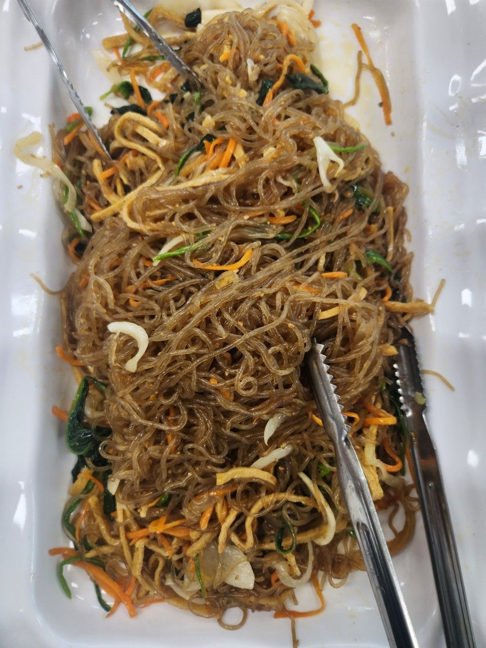 Buffet spread featuring a range of Korean culinary delights