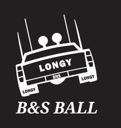A black and white logo for longy b & s ball