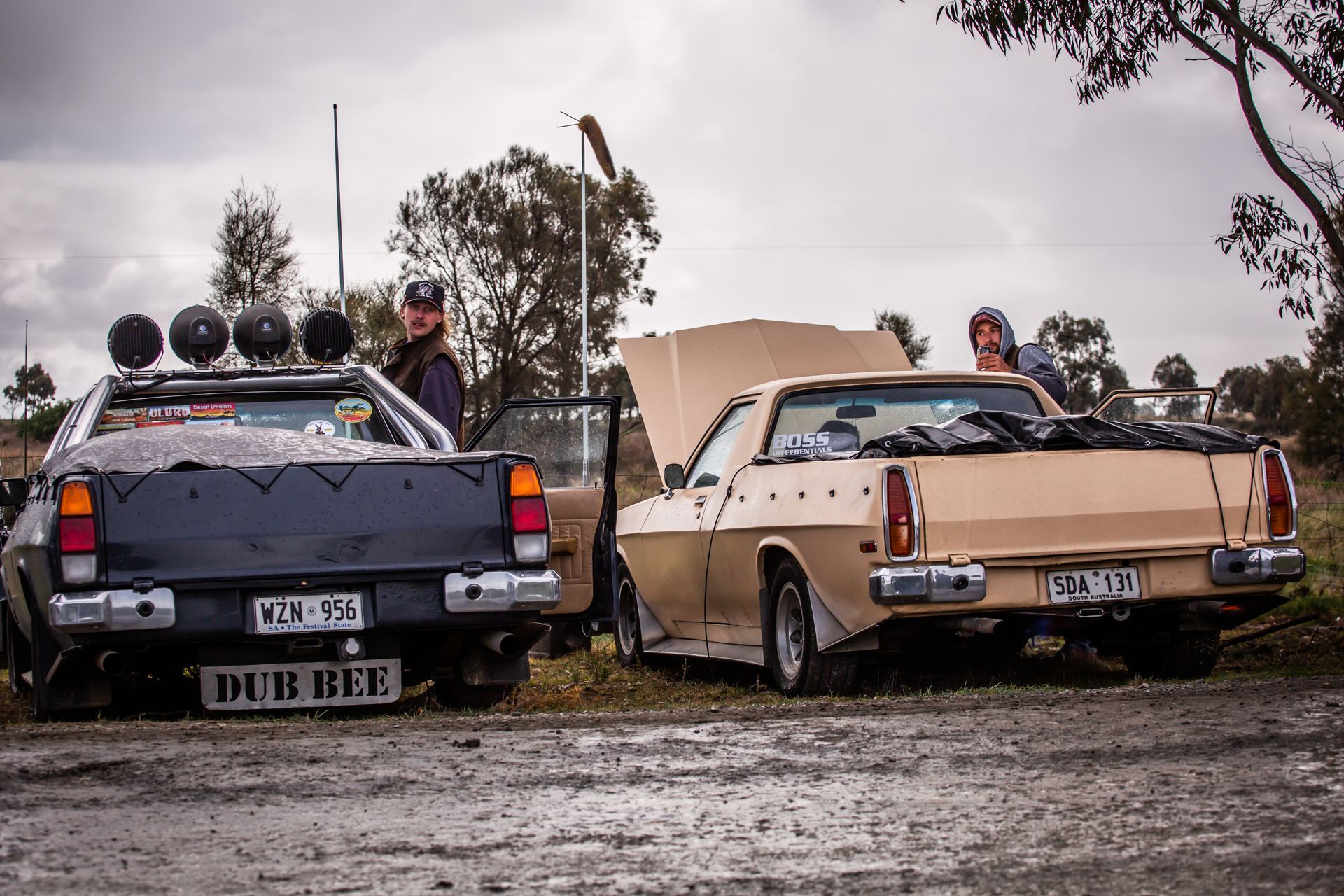 A truck with a license plate that says dub ree
