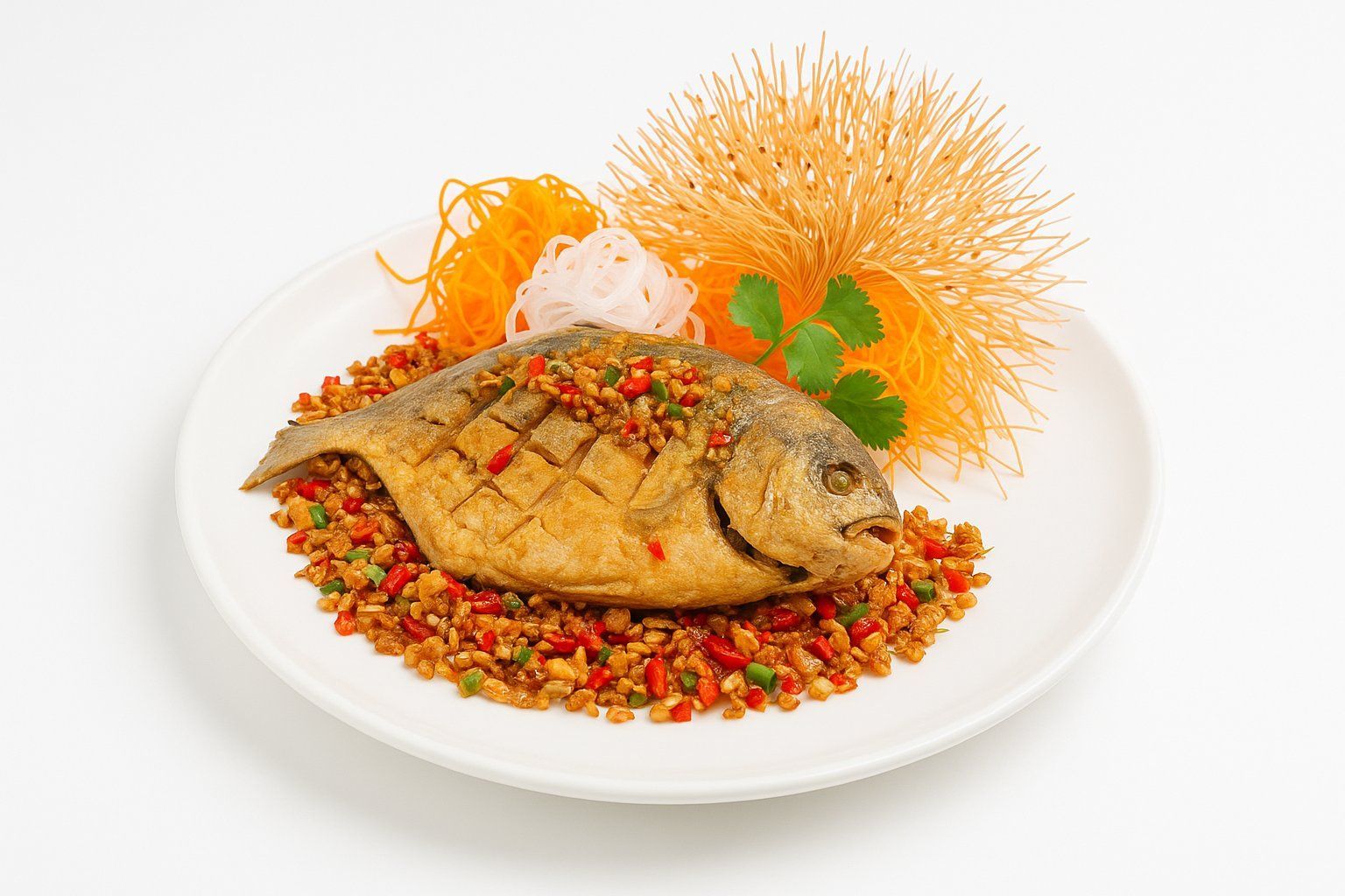 參. 金禧豐收椒鹽金鯧魚