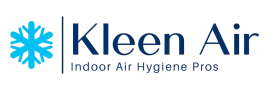 The logo for kleen air indoor air hygiene pros