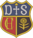 A shield with the word dts on it