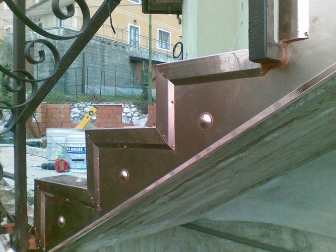 dettaglio rivestimento in rame