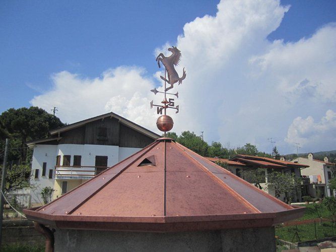 cupola tetto in rame