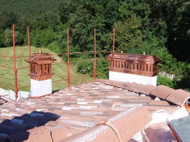 comignoli camino in rame