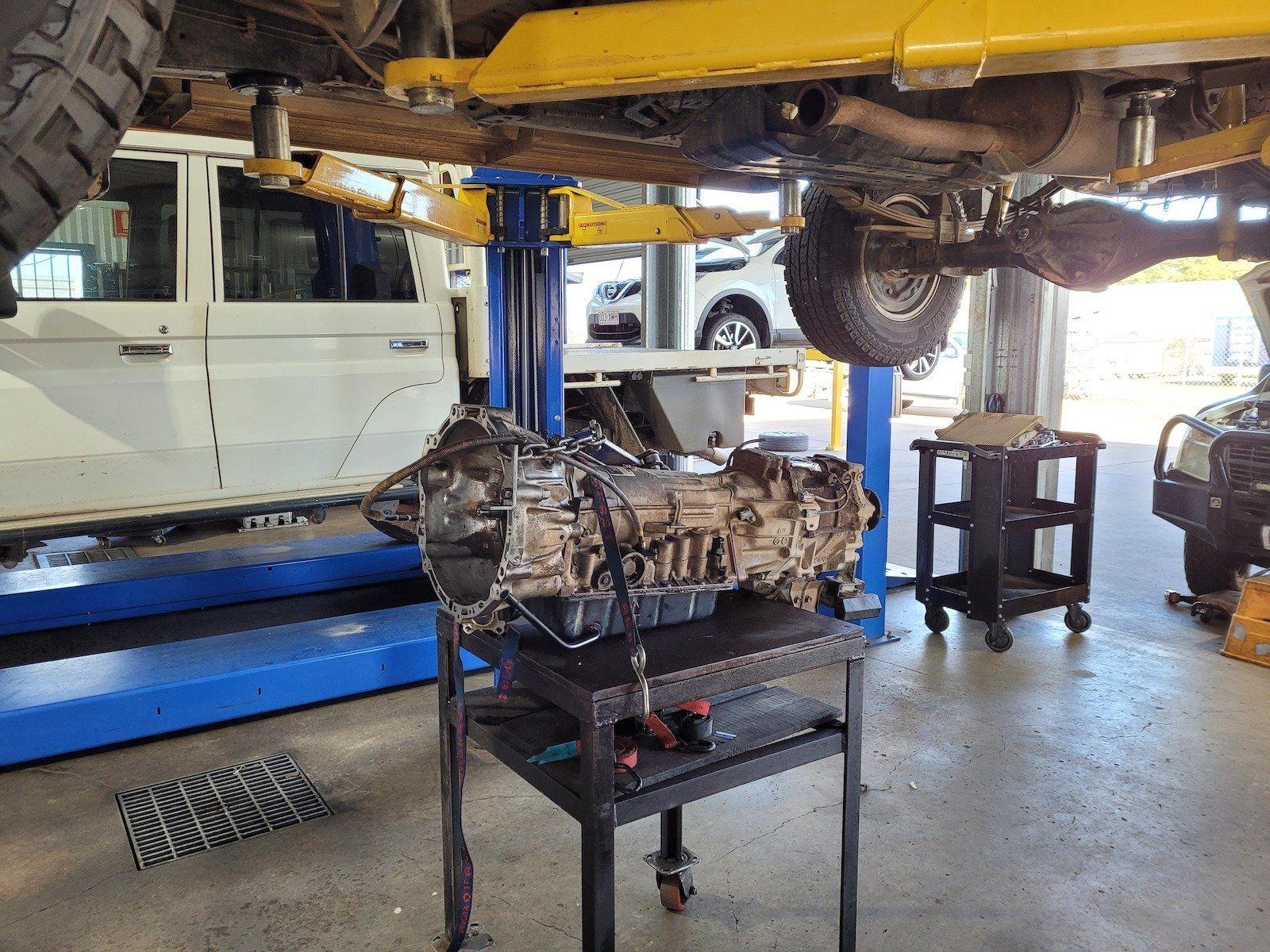 Mechanics Testing Car Motor — Mechanic in Atherton, QLD