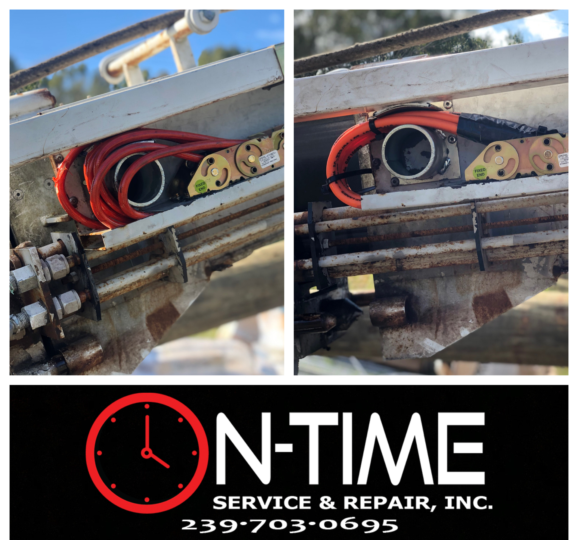 On time service and repair inc. offers a variety of services