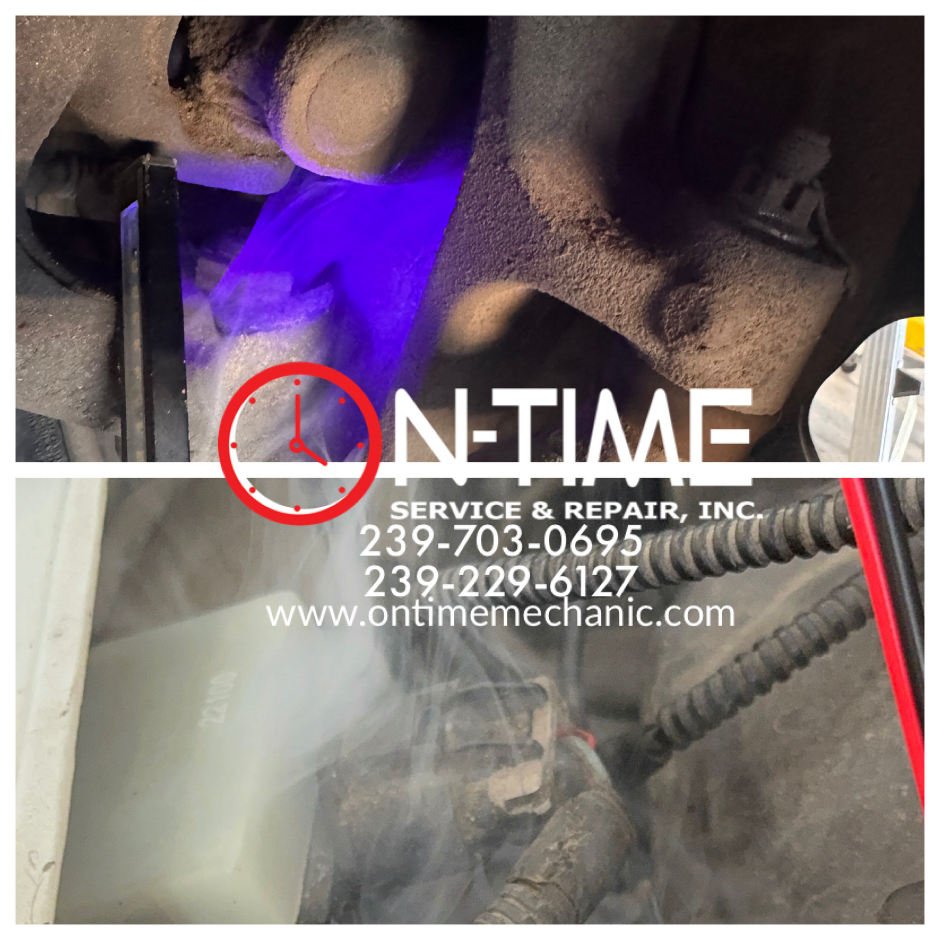 An ad for n-time service and repair inc.