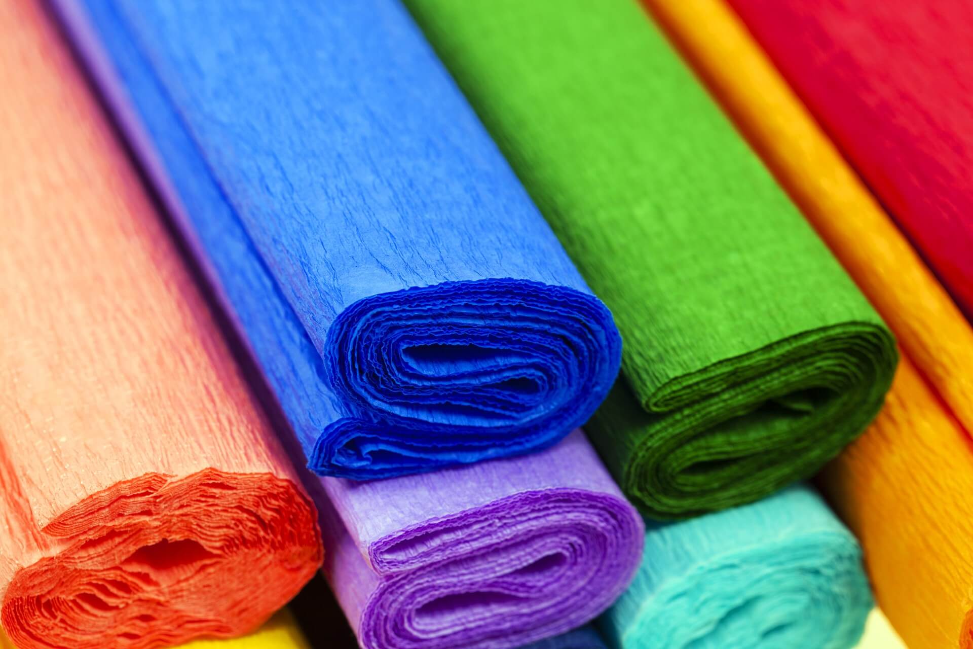 tessuti di colori vivaci