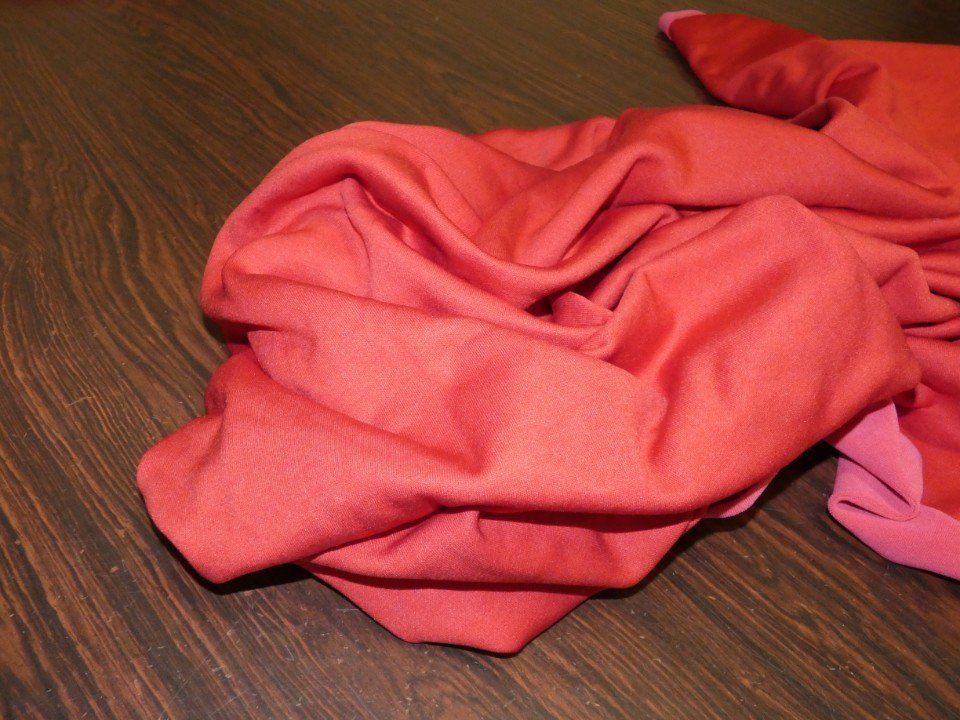 bright pink winter fabric