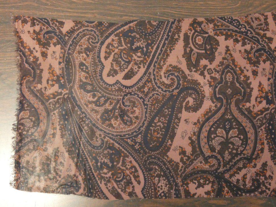 summer fabric with ethnic pattern