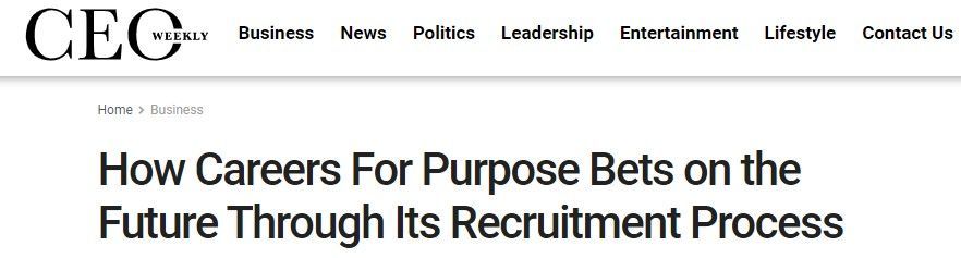 We Got Featured In Ceo Weekly