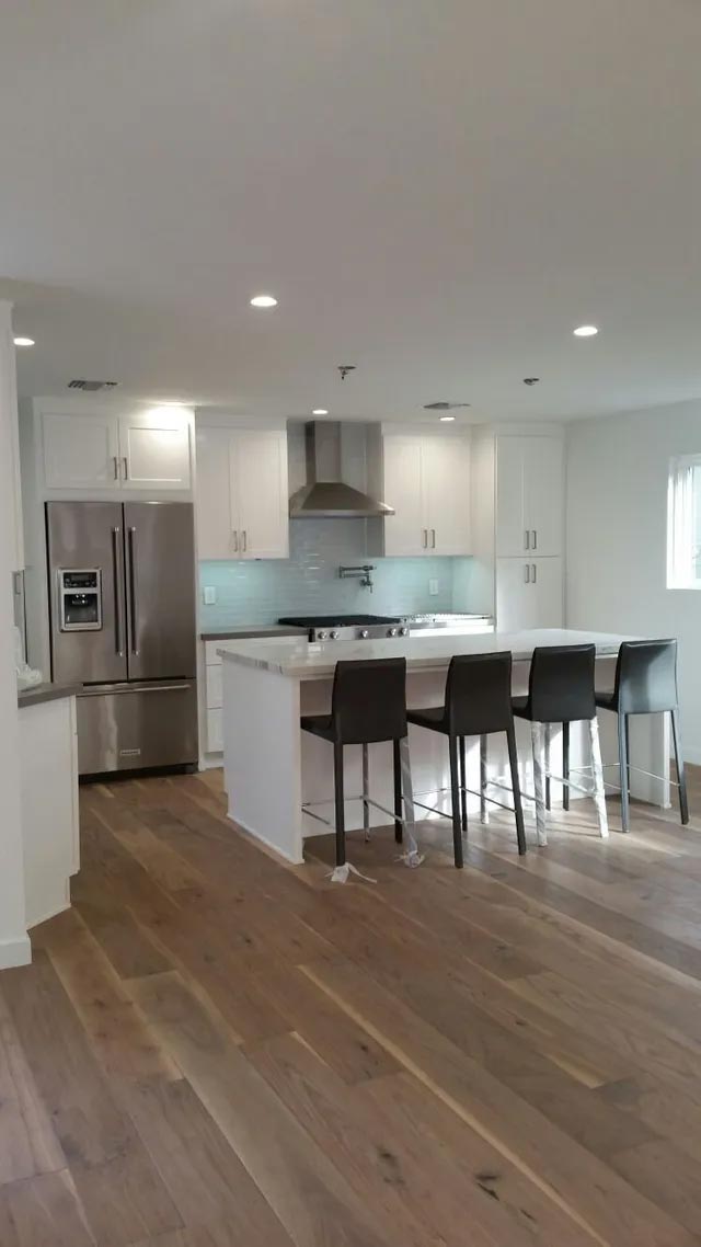 House Kitchen Area with Nice Floor — Los Angeles, CA — K & Z Hardwood Flooring