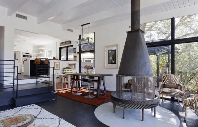 Modern House Design with Wood Accent — Los Angeles, CA — K & Z Hardwood Flooring